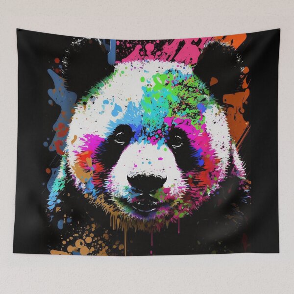 Item preview, Panda face painted designed and sold by Zip-Zup.