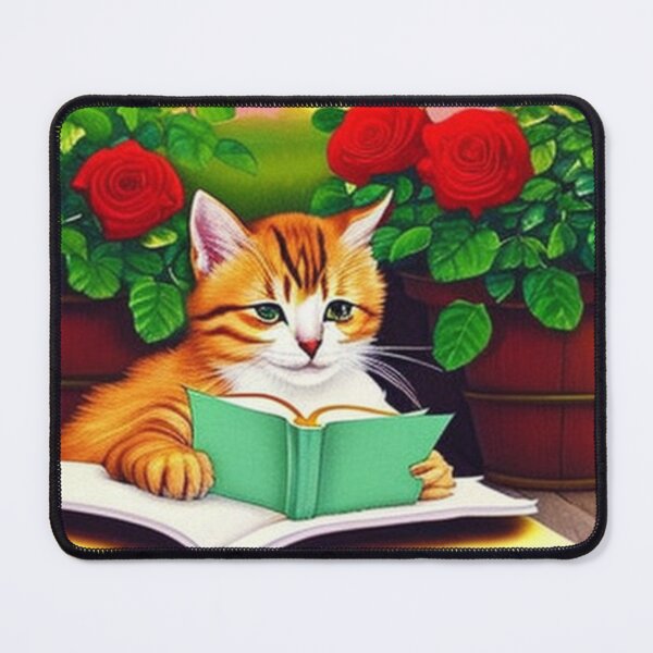 Item preview, A cat reading designed and sold by IviBlack.