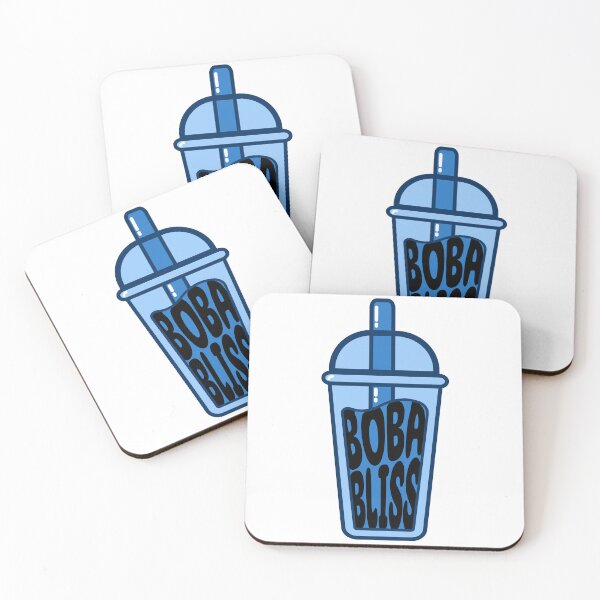 Item preview, Boba Bliss Blue and Black Bubble Tea Cup designed and sold by NexoNourishment.