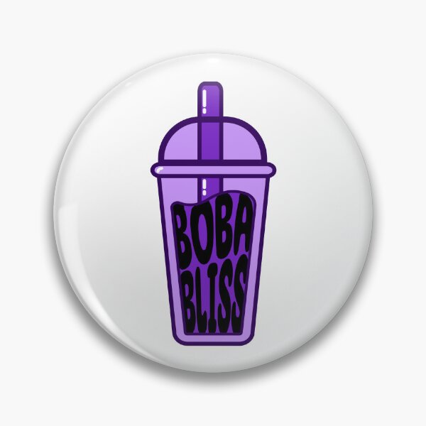 Item preview, Boba Bliss Purple and Black Bubble Tea Cup designed and sold by NexoNourishment.