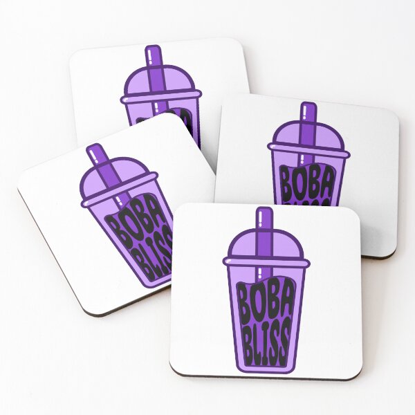 Item preview, Boba Bliss Purple and Black Bubble Tea Cup designed and sold by NexoNourishment.