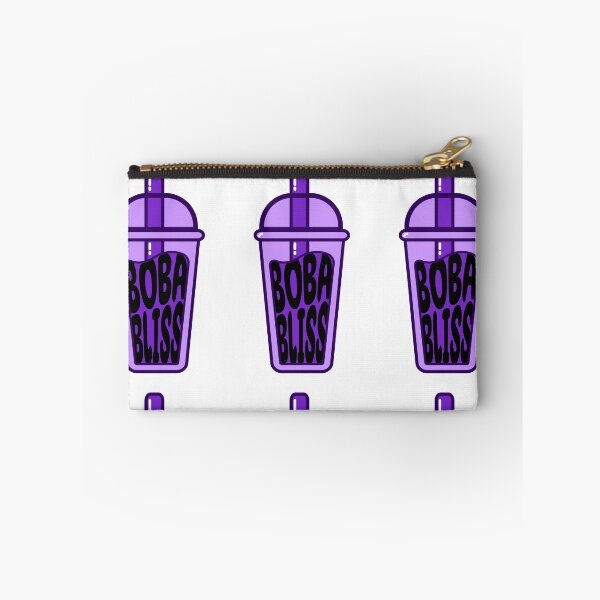 Item preview, Boba Bliss Purple and Black Bubble Tea Cup designed and sold by NexoNourishment.