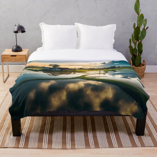 Item preview, Mirror Rice Fields designed and sold by AI Nspiration.
