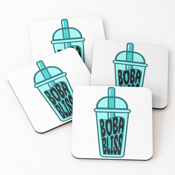 Item preview, Boba Bliss Teal and Black Bubble Tea Cup designed and sold by NexoNourishment.
