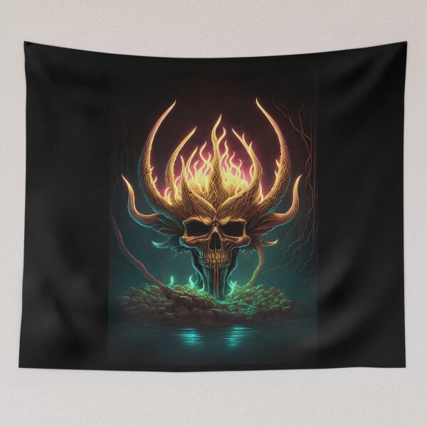 Item preview, Skull Art #810 designed and sold by SkullsClubhouse.