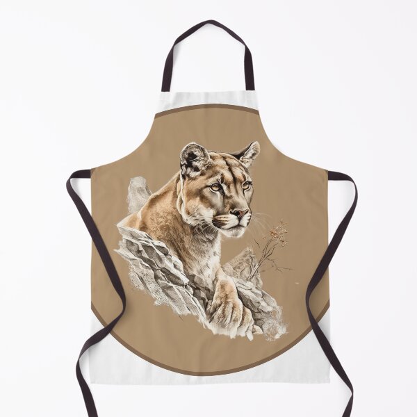 Item preview, Striking mountain lion t-shirt designed and sold by Modern Outlet ⭐⭐⭐⭐⭐.
