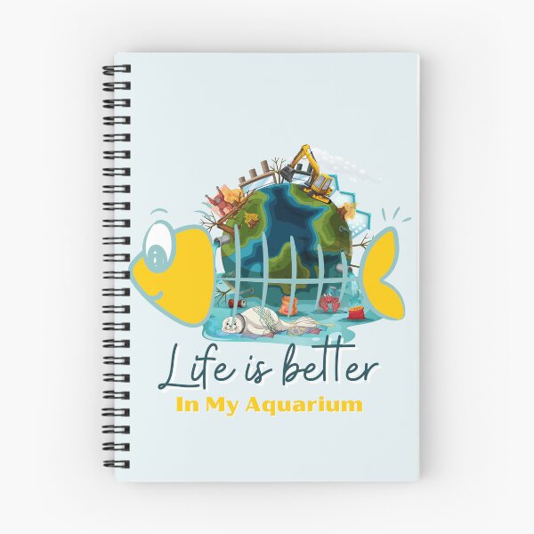 Artikelvorschau, In meinem Aquarium ist das Leben besser. Für einen Fischhalter, für einen Fischzüchter, für eine Zoohandlung. entworfen und verkauft von Wentoo.
