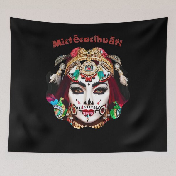Item preview, Mictecacihuatl - Makeup Mexican Face designed and sold by ElLocoMus.