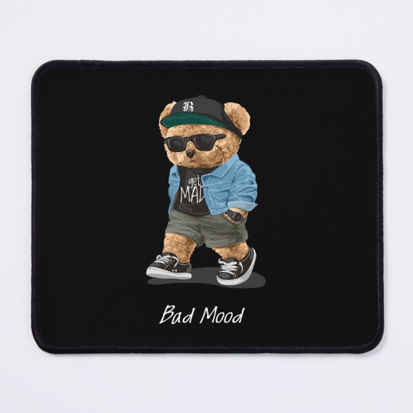 Item preview, Bear Bad Mood Cute designed and sold by Djmaxxx.