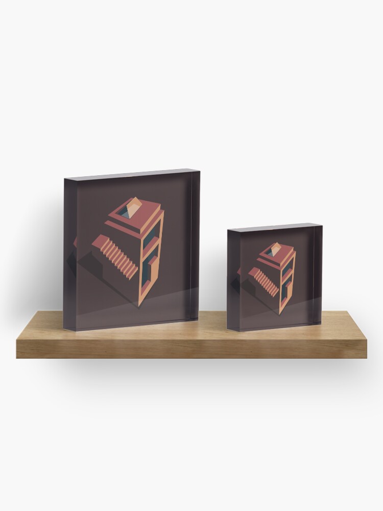 Thumbnail 4 of 5, Acrylic Block, Minimal Architecture 2 designed and sold by mikehealy.