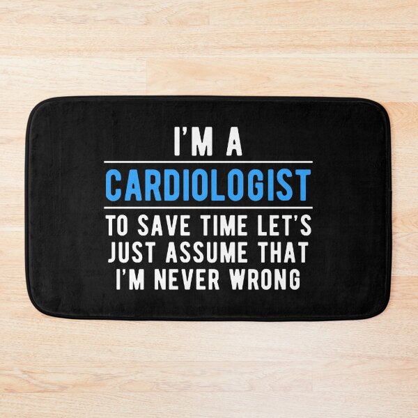 Item preview, Cardiology Cardiologist Witty designed and sold by NestaReign.