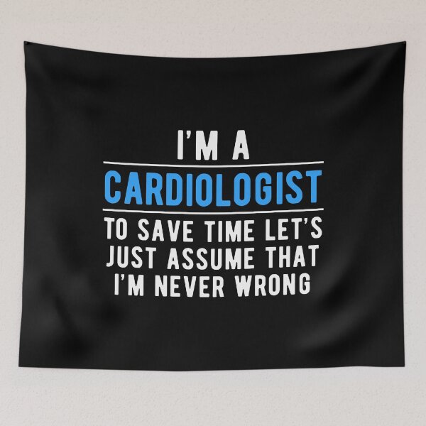 Item preview, Cardiology Cardiologist Witty designed and sold by NestaReign.
