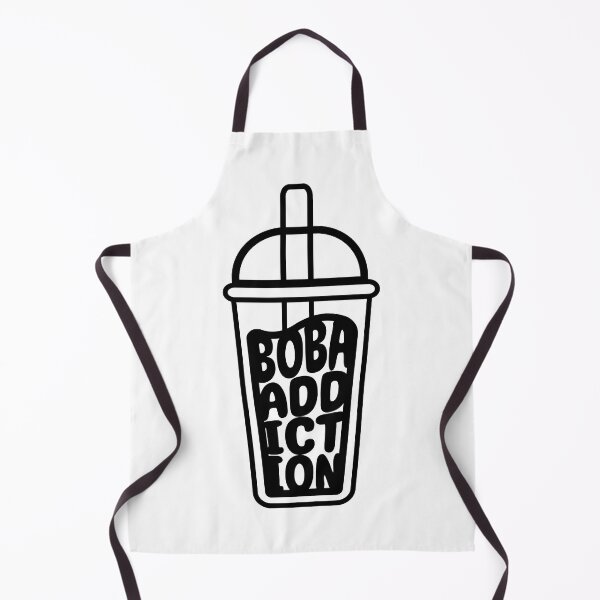 Item preview, Boba Addiction White and Black Bubble Tea Cup designed and sold by NexoNourishment.