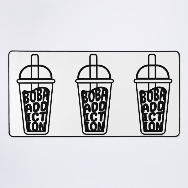 Item preview, Boba Addiction White and Black Bubble Tea Cup designed and sold by NexoNourishment.