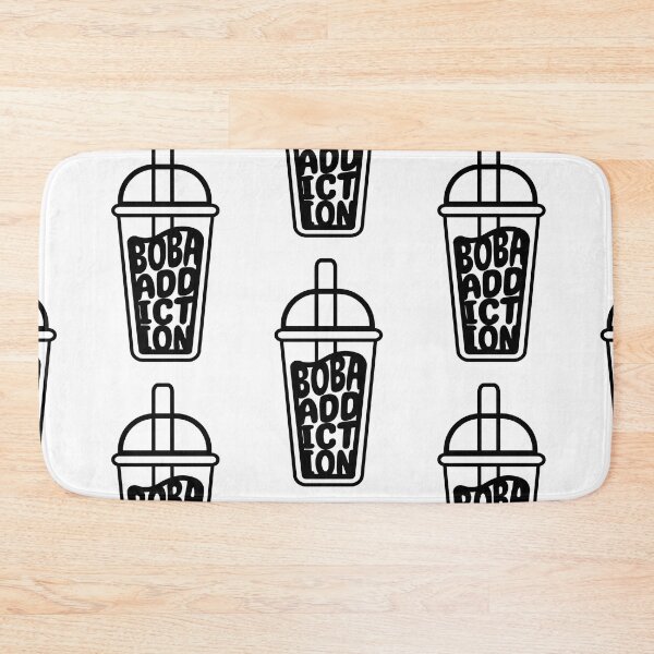 Item preview, Boba Addiction White and Black Bubble Tea Cup designed and sold by NexoNourishment.