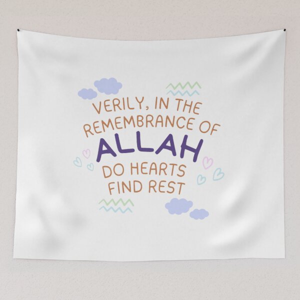 Item preview,  Verily, In The Remembrance Of Allah Do Hearts Find Rest designed and sold by HijabieUkhty.