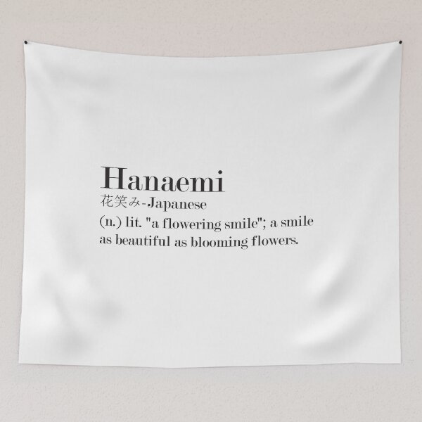 Item preview, Hanaemi - Japanese - Beautiful Word Definition designed and sold by Zooone.