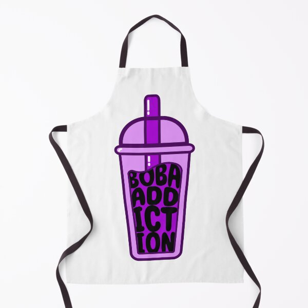 Item preview, Boba Addiction Purple and Black Bubble Tea Cup designed and sold by NexoNourishment.