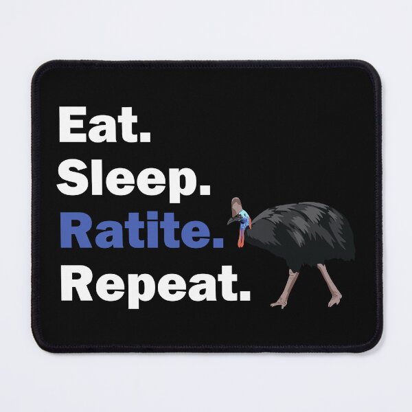 Item preview, Eat. Sleep. Ratite. Repeat designed and sold by GeoCreate.