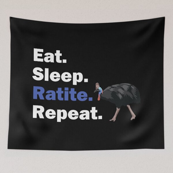 Item preview, Eat. Sleep. Ratite. Repeat designed and sold by GeoCreate.