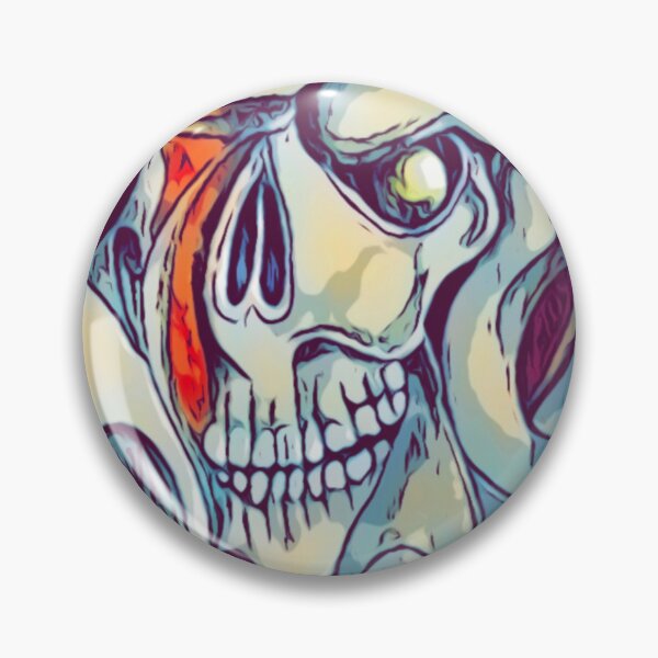 Item preview, Flamboyant skull designed and sold by Glenbobagins.