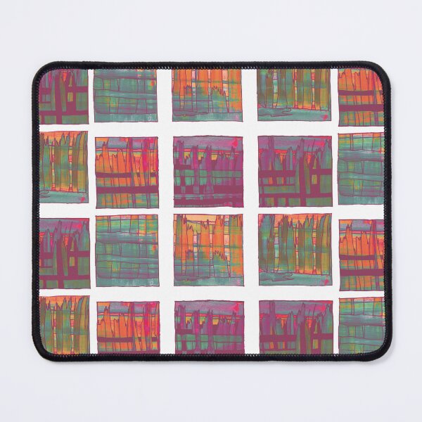 Item preview,  Liminal Space in Orange, Pink, Teal and Purple through 6 windows designed and sold by BlackArtichoke.