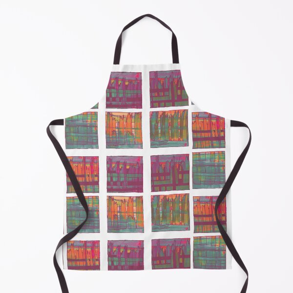 Item preview, Liminal Space in Orange, Pink, Teal and Purple through 6 windows designed and sold by BlackArtichoke.