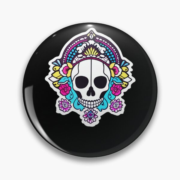 Item preview, Mictecacihuatl - Pastel Skull designed and sold by ElLocoMus.
