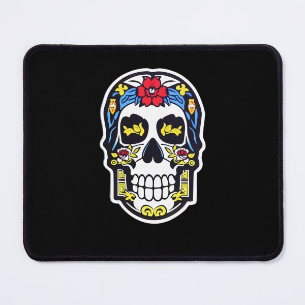 Item preview, Mictecacihuatl - Flower Skull designed and sold by ElLocoMus.