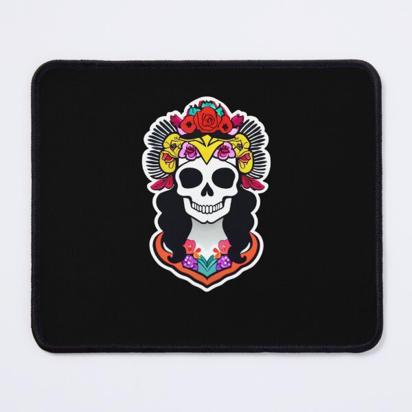 Item preview, Mictecacihuatl - RoseFlower Skull designed and sold by ElLocoMus.
