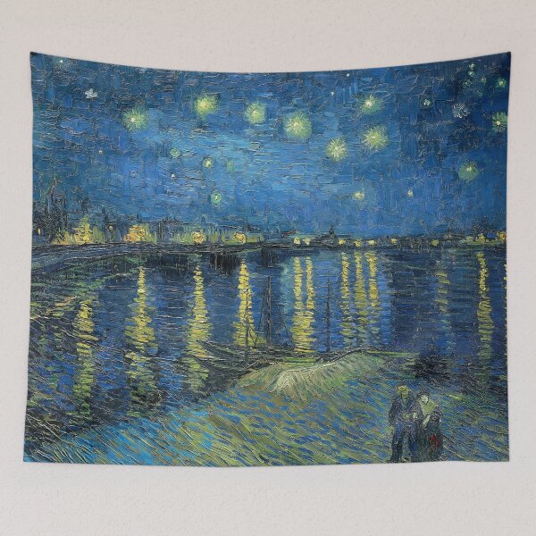 Item preview, Vincent van Gogh's Starry Night Over the Rhone (1888) designed and sold by superbling.