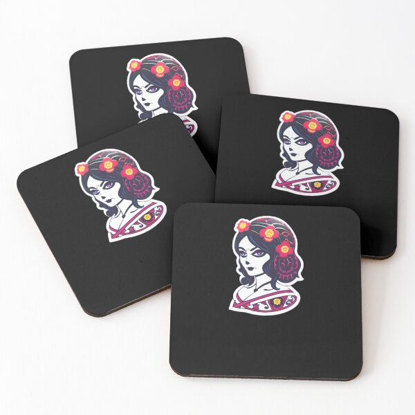 Item preview, Mictecacihuatl - Flower Girl Skull designed and sold by ElLocoMus.