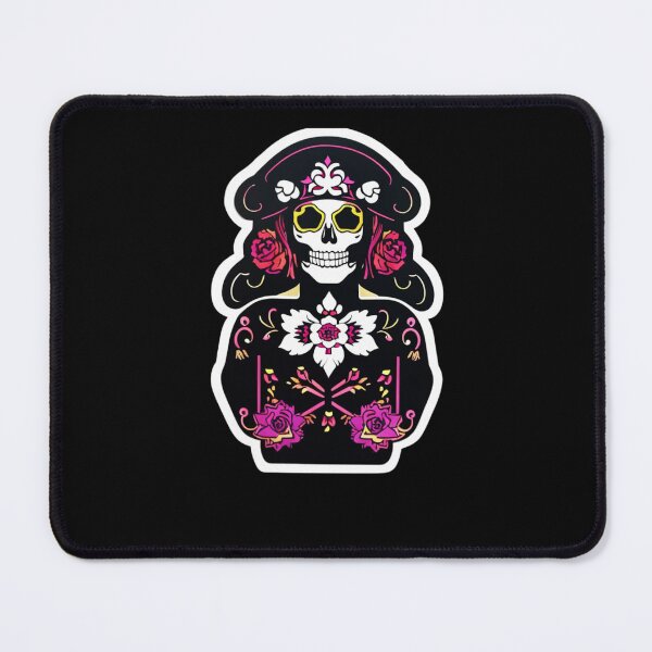 Item preview, Mictecacihuatl - Dark Flower Girl Skull designed and sold by ElLocoMus.