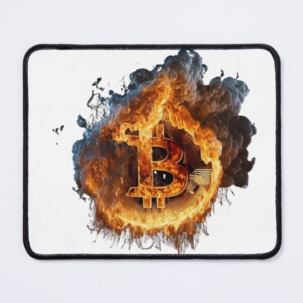 Item preview, Bitcoin On Fire Cryptocurrency Logo Gift For Every Crypto Fan designed and sold by Goldbergg.