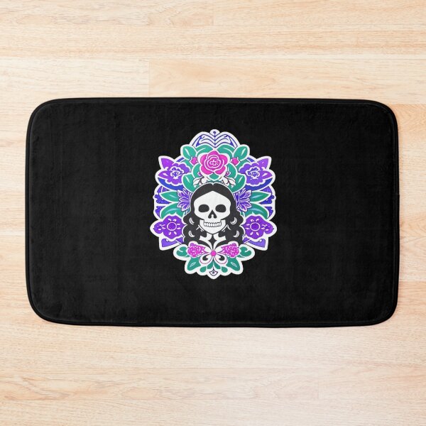 Item preview, Mictecacihuatl - Pastel Flower Girl Skull designed and sold by ElLocoMus.