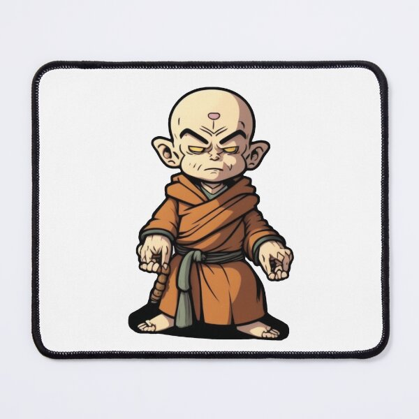 Item preview, Relaxed Monk Sticker designed and sold by Digital-Space.