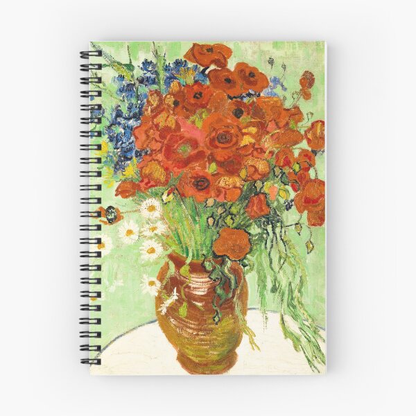 Item preview, Vase with Daisies and Poppies 1890 by Vincent Van Gogh designed and sold by chillchar1234.