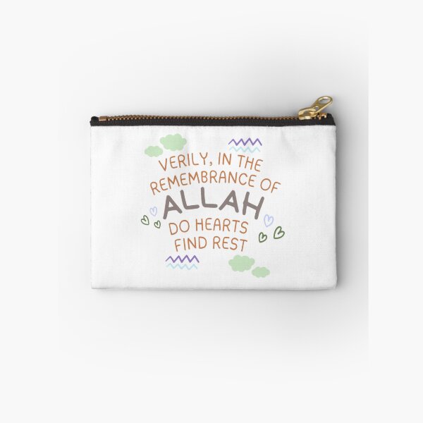 Item preview, "Verily, In The Remembrance Of Allah Do Hearts Find Rest" designed and sold by HijabieUkhty.