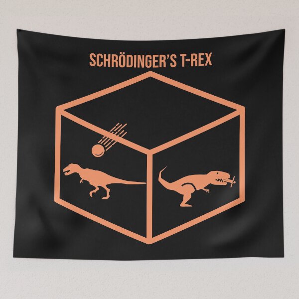 Item preview, Schrödinger's T-Rex, Alive and Dead designed and sold by TechLaughs.