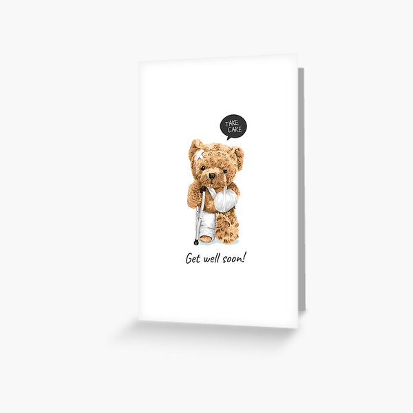 Get Well Soon Cards - No.7 Get Well Soon I'm sending a little bear