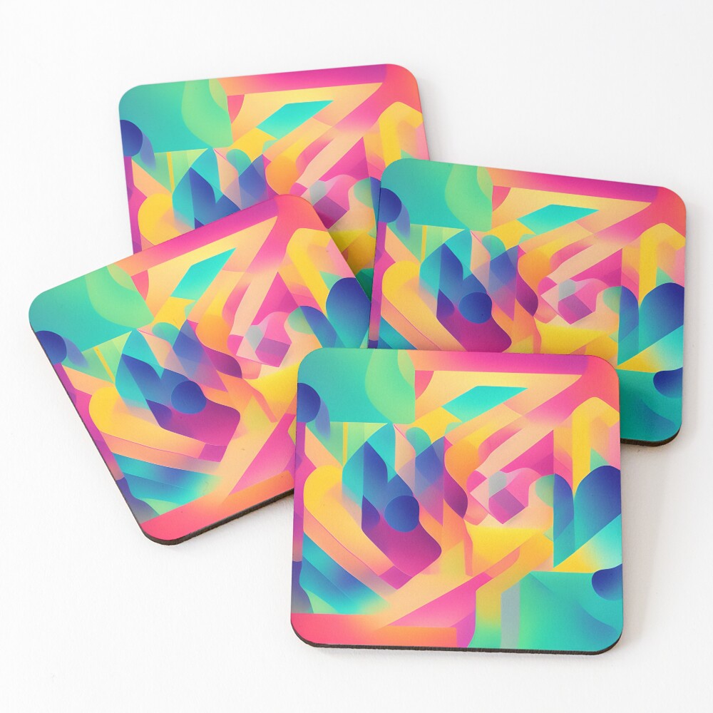 Item preview, Coasters (Set of 4) designed and sold by ArtificialCraft.