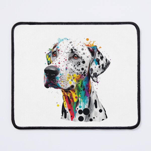Item preview, Colorful Pop Art Dalmatian Dog, Carriage Dog Lover, Spotted Coach Puppy Owner designed and sold by PRINTED ..