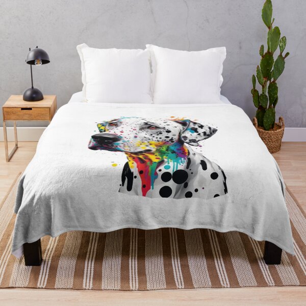 Item preview, Colorful Pop Art Dalmatian Dog, Carriage Dog Lover, Spotted Coach Puppy Owner designed and sold by PRINTED ..