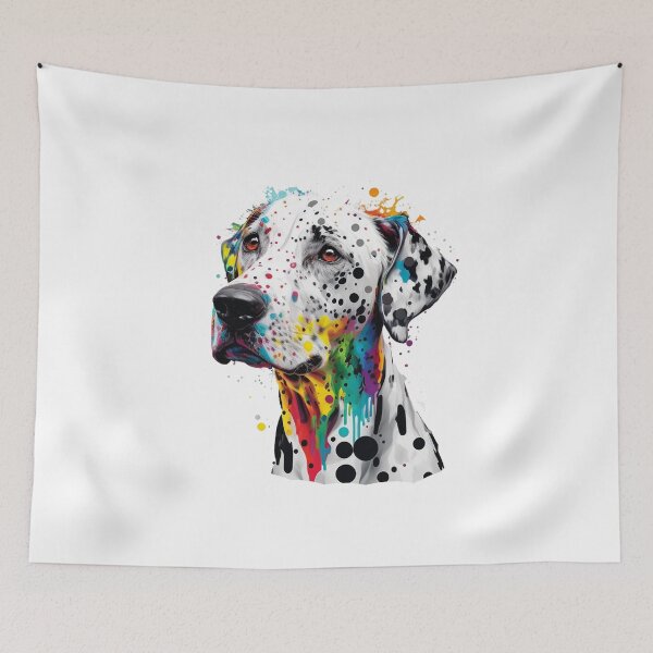 Item preview, Colorful Pop Art Dalmatian Dog, Carriage Dog Lover, Spotted Coach Puppy Owner designed and sold by PRINTED ..