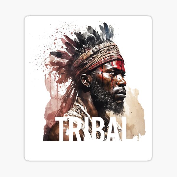 African maasai warrior, tribal mask, kalimba drum. Ethnic afro
