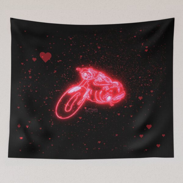 Item preview, Hearts café racer designed and sold by maptheclouds.