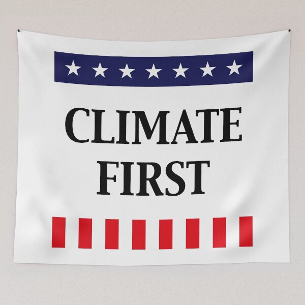 Item preview, Climate First / Stars & Stripes (Climate Change) designed and sold by MrFaulbaum.