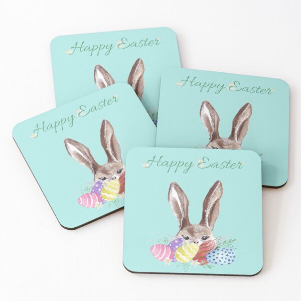 Item preview, Happy Easter eggs and cute bunny designed and sold by Wolshebnaja.