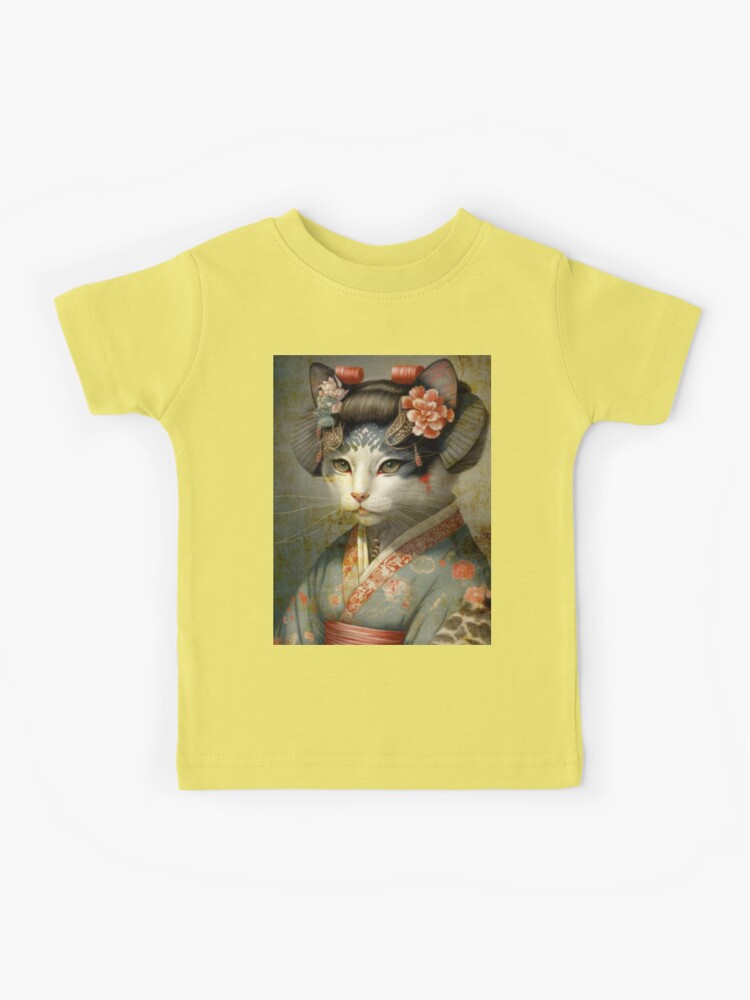 ZTMY GINGER CAT TEE (Yellow) XXL - Cat ZTMY 0 Tiny .com