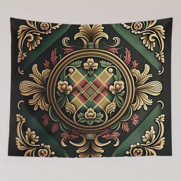 Item preview, Ornamental Plaid Pattern designed and sold by Juliascutecornr.